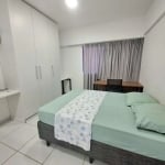 Aluguel Linão Flat 1Qt 28m² Tipo Studio todo Projetad e Mobiliado, Prox Col Madre de Deus em Setúbal