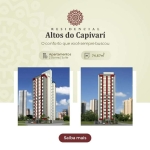 Amplo Apartamento Novo, 02 dormitórios (suíte) , repleto de armários planejados, Vila São José, Tau