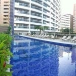 Apartamento mobiliado à venda 2 quartos, vista mar, apenas 01 quadra da praia, Meireles