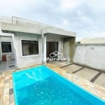 Casa com piscina e 3 dormitórios à venda, 75 m² por R$ 385.000 - Brejatuba - Guaratuba/PR