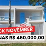 Sobrado com 3 dormitórios à venda, 110 m² por R$ 450.000,00 - Cohapar - Guaratuba/PR