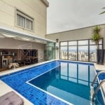 Cobertura á venda no Tatuapé, 385 m² ,  3  suites, 5 vagas + depósito, condominio Clube