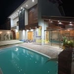 Casa com 5 quartos sendo 3 suítes, área gourmet com jacuzzi, piscina aquecida, em Bairro Boa Vista,