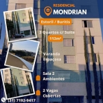 Residencial Mondrian 3 Quartos c/ Varanda  no  Estoril/Buriti