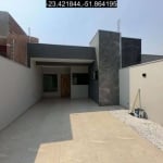 casa c/ 3 quartos (1 suíte), área gourmet completo, 75 m² construção, jardim aurora, sarandi