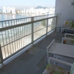 Alugue Amplo Apartamento com Vista para o Mar no Guarujá ? 5 Quartos, 4 Suítes