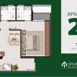 SPAZIO DI LOURENZO - VILLA ROSA Apartamento com 3 Quarto(s) e 3 banheiro(s) à Venda, 74.96 por R$ 540.855 no setor Vila Rosa VN24734