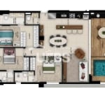 Opus Gyro Ricardo Paranhos - Apartamento 3 quartos, sendo 3 suítes