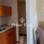 Flat no Quality Suites Long Stay Vila Olímpia para locação, com 48m² e 1 dormitórios e 1 vaga de garagem