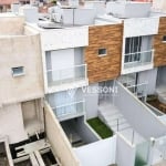 Sobrado com quintal em Condomínio com 3 quartos, suite e terraço, à venda, 143 m² por R$ 750.000 - Boa Vista - Curitiba/PR