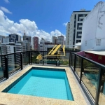 Cobertura linear no melhor da Pituba. 198m2, 3 quartos, sendo 2 suítes, lavabo, piscina e dependência completa.