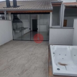 Cobertura duplex nova com elevador e pronto para morar! Bairro Paraíso em Santo André/SP, com 131m2, 3 quartos, 3 wc e 2 vagas de garagem!