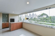 Apartamento de luxo no Paraíso do Morumbi, São Paulo-SP: 3 quartos, 3 suítes, 1 sala, 3 banheiros, 2 vagas, 141 m².