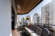 Apartamento de luxo em Moema Índios, São Paulo-SP: 4 quartos, 2 suítes, 3 salas, 5 banheiros, 4 vagas, 220m² - Venda ou Locação!