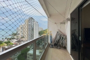 Vista-mar | Varanda | Lazer | Apartamento na Praia das Astúrias de 3 dormitórios com 1 vaga, Guarujá-SP.