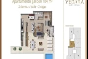 RR5227D Apartamento 104m² CONDOMÍNIO VEDARA - OPORTUNIDADE GARDEN - 2 Suítes 2 Vagas - Barueri, SP - Ótima Localização - ALPHAVILLE - LANÇAMENTO