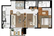 RR7202 Apartamento 68m² CONDOMÍNIO RESERVA DO ALTO - Barueri, SP - 1 Suíte 1 Vaga- OPORTUNIDADE - Ótima Localização - PRÓXIMO DE ALPHAVILLE