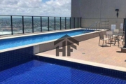 Flat de 33,46m² para alugar ou vender, com 1 quarto e mobiliado, localizado no Pina, Recife - Pernambuco.