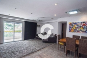 Apartamento - 3  dormitórios, (planta original), atualmente com Sala Ampliada, 1 Quarto e 1 Suíte, 2 Vagas 110 m² por R$ 800.000 - Icaraí - Niterói/RJ