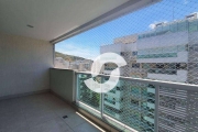 Apartamento com 2 dormitórios para alugar, 93 m² por R$ 5.117,76/mês - Santa Rosa - Niterói/RJ