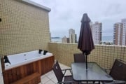 Cobertura com 3 dormitórios à venda, 150 m² por R$ 795.000,00 - Aviação - Praia Grande/SP