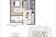 Apartamento Garden com 1 quarto, 48,80m², à venda em Rio de Janeiro, Barra Olímpica