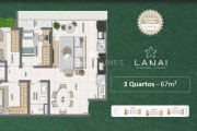 Apartamento com 3 quartos, 67,41m², à venda em Rio de Janeiro, Recreio dos Bandeirantes