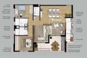 Apartamento com 3 dormitórios à venda, 94 m² por R$ 715.000,00 - Vila Augusta - Guarulhos/SP