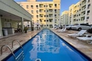 Costa Atlântica Condomínio Clube, Apartamento 43,78m², 2 quartos, Nascente, Manoel Dias Branco, Fortaleza/CE