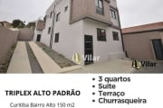 Sobrado com 3 dormitórios à venda, 150 m² por R$ 649.000,00 - Bairro Alto - Curitiba/PR