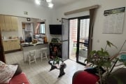 Lindo Apartamento 1 dormitório con 2 sacadas a 200 metros do mar no centro da Vila Caiçara-Praia Grande -SP