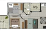 Apartamento com 2 quartos à venda na Rua Elza, 115, Vila Linda, Santo André