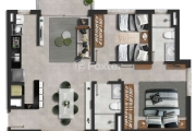 Apartamento com 2 quartos à venda na Avenida João Wallig, 280, Passo da Areia, Porto Alegre