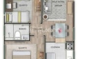 Apartamento com 2 quartos à venda na Avenida Família Gonçalves Carneiro, 201, Cavalhada, Porto Alegre