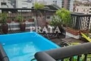 EMBARÉ SANTOS COBERTURA DUPLEX LAZER PRIVATIVO VISTA LIVRE