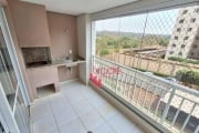 Apartamento à Venda de 03 Quartos no Bairro Jardim Nova Aliança Sul em Ribeirão Preto com Sacada Gourmet.