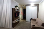 Apartamento de  65m² com 2 Dormitórios ( 1 Suíte) , Varanda e 1 Vaga de Garagem