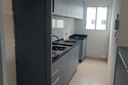 Apartamento 2 dormitórios sacada com churrasqueira semi mobiliado