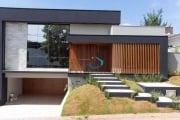 Casa Térrea Nova Condomínio Sun Lake Com 3 suítes 4 Salas Gourmet Piscina Aquecida Completa de Planejados Iluminação Energia Fotovoltaica 4 vagas