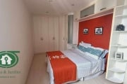 Apartamento Duplex 2 dormitórios para alugar, 80 m²  - Gonzaga - Santos/SP