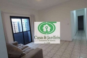 Apartamento de 2 dormitórios com varanda e prédio com elevador no Estuário em  Santos!!!