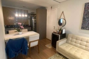 Apartamento térreo mobiliado para venda com 2 dormitórios no Residencial Cores.