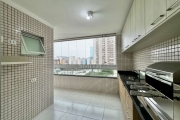 Luxuoso apartamento à venda em Praia Grande-SP, bairro Boqueirão, 3 quartos, 2 suítes, 3 salas, 3 banheiros, 2 vagas, 122,08 m².