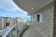 Apartamento de luxo com 3 suítes na Vila Guilhermina, Praia Grande-SP: 109m², 2 vagas - Imperdível!