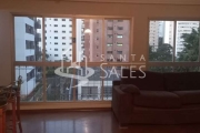 Apartamento à venda em Moema, São Paulo-SP: 3 quartos, 1 suíte, 2 salas, 3 banheiros, 2 vagas de garagem - 107 m² de área.