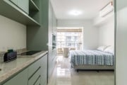 Apartamento na PARAÍSO: 1 quarto, 1 banheiro, 24,00 m² de área.