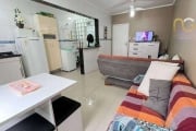 Kitnet com 1 dormitório à venda, 27 m² por R$ 212.000,00 - Vila Guilhermina - Praia Grande/SP