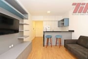 Apartamento com 1 dormitório para alugar, 34 m² por R$ 2.196,99/mês - Centro - Curitiba/PR