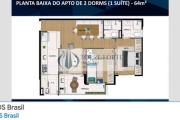 Lindo apartamento 2 dormitórios  1 suite,1 vaga próximo  metro  V  prudente