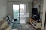 Apartamento com 1 quarto 1 vaga com varanda gourmet na Ocian Praia Grande.